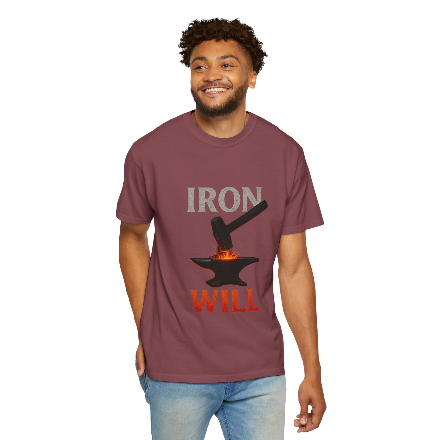 Iron Will Unisex Garment-Dyed T-shirt | Motivational Tee