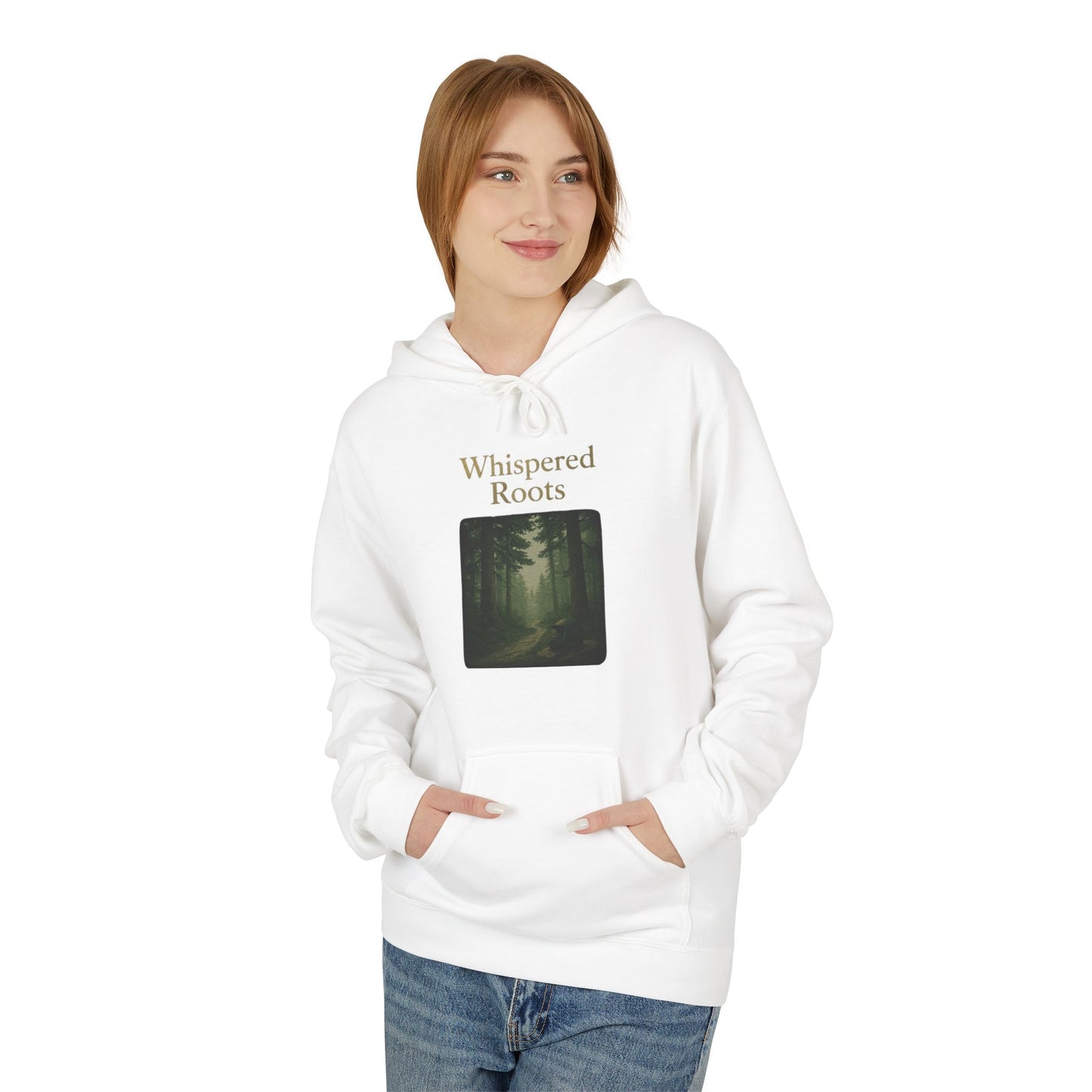 Unisex Whispered Roots Hoodie for Nature Lovers