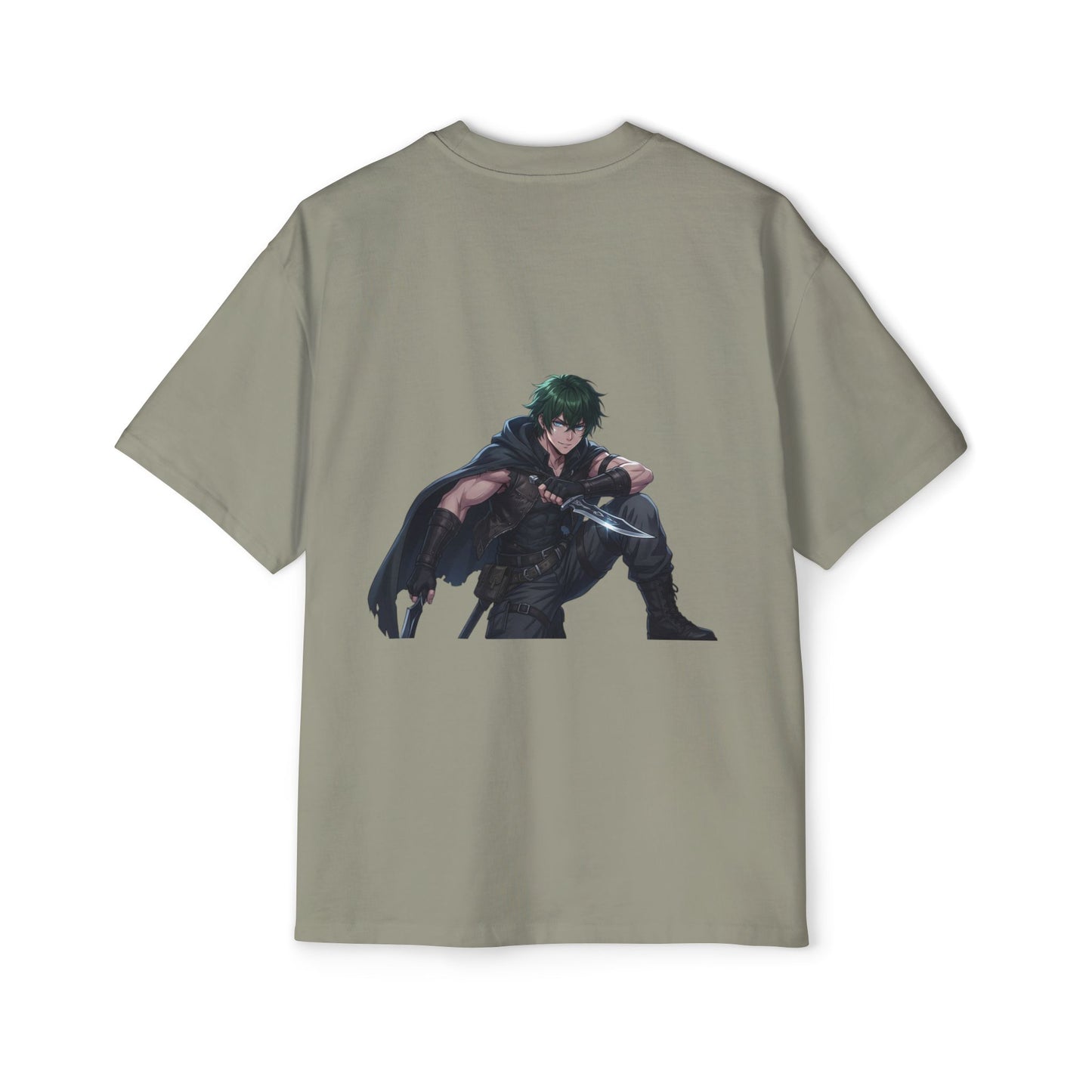 Graphic Tee — 'ALWAYS' Text Front & Dark Warrior Back