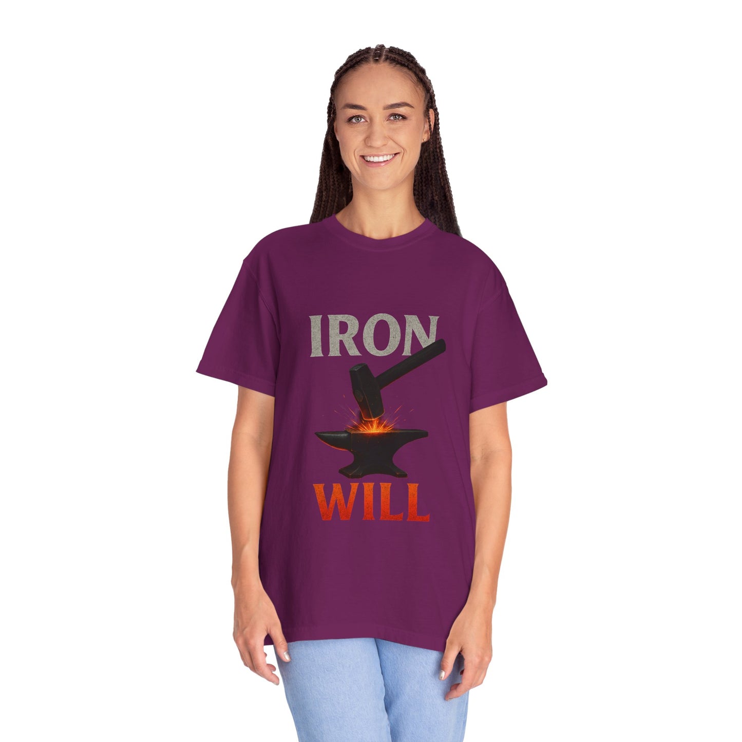 Iron Will Unisex Garment-Dyed T-shirt | Motivational Tee