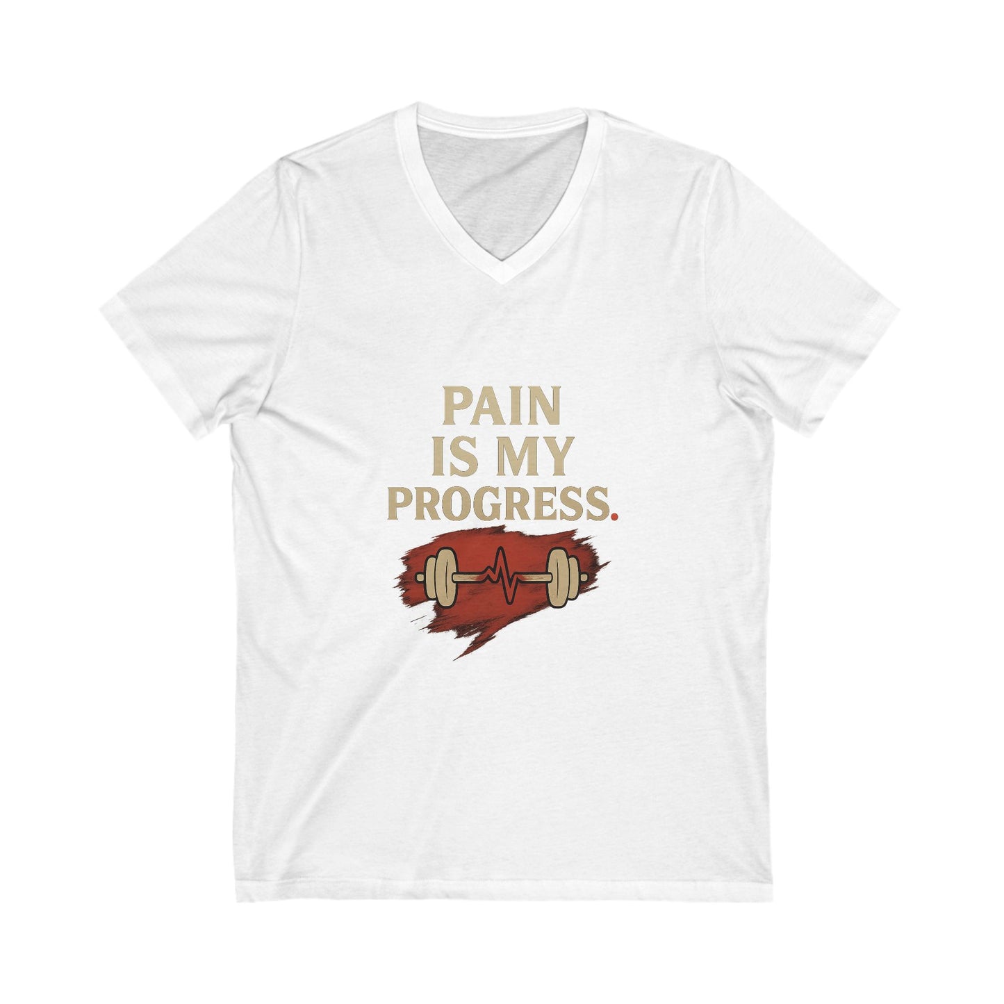 Motivational Fitness V-Neck Tee