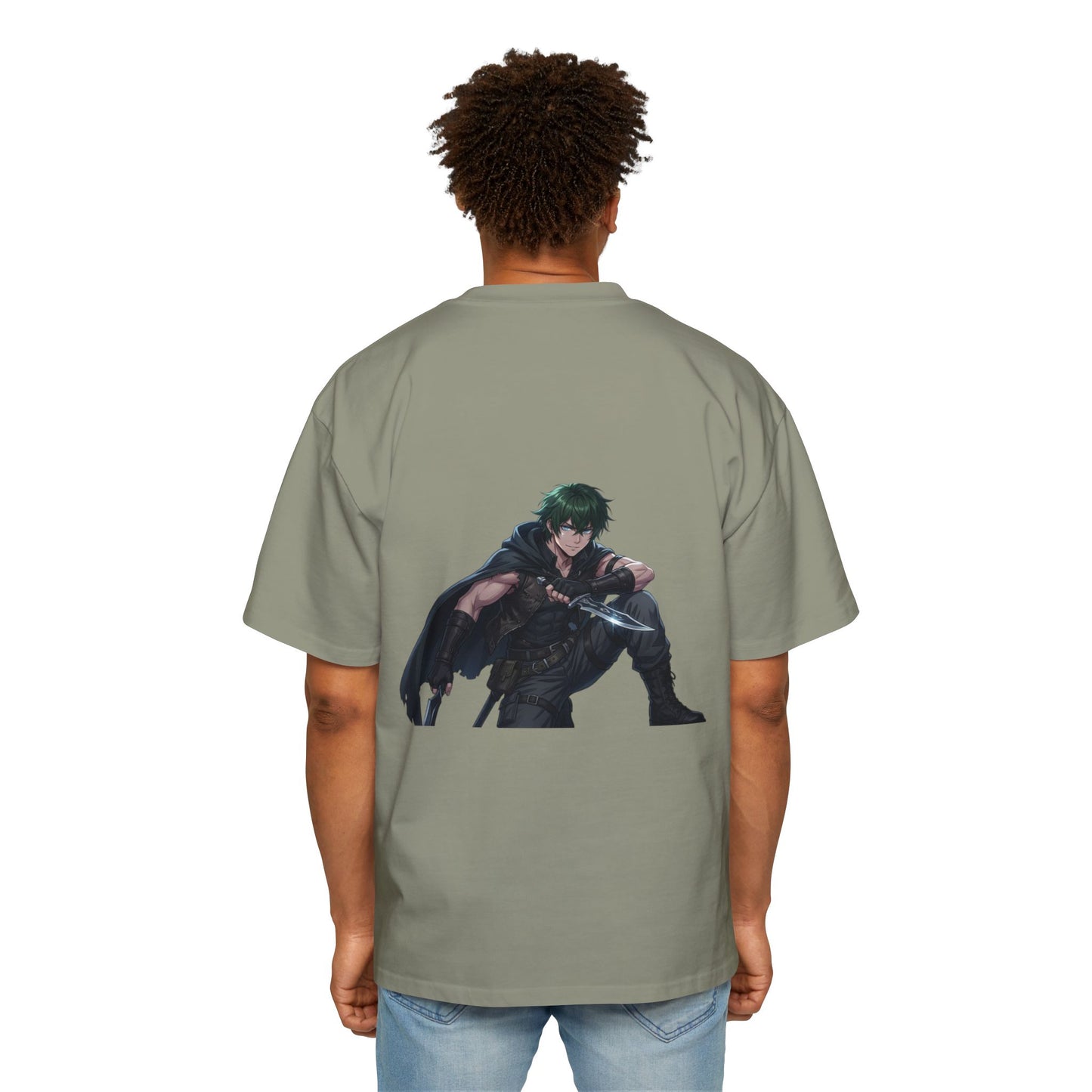Graphic Tee — 'ALWAYS' Text Front & Dark Warrior Back