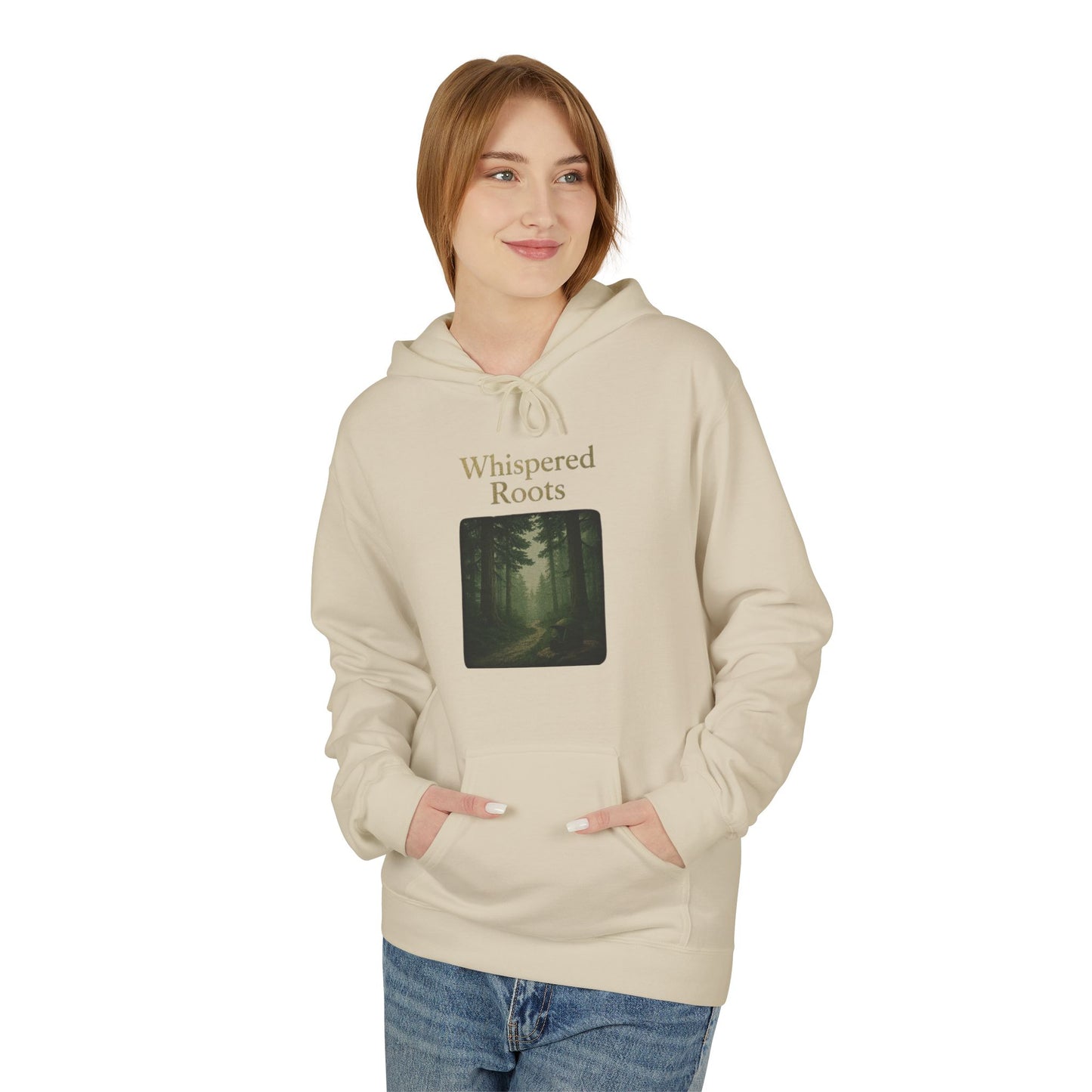 Unisex Whispered Roots Hoodie for Nature Lovers