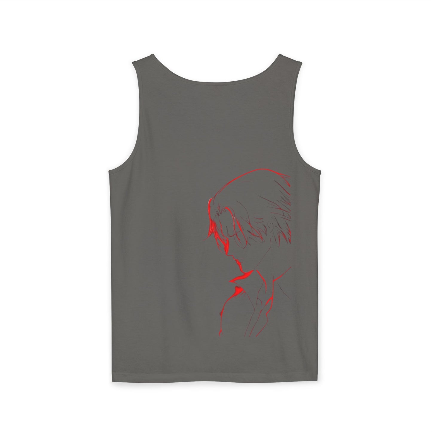 Garment-Dyed Graphic Tank Top