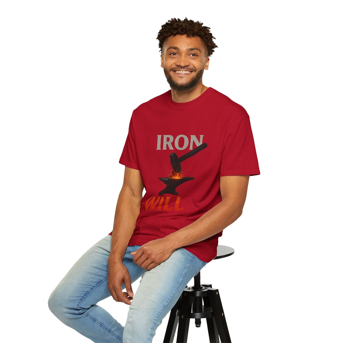 Iron Will Unisex Garment-Dyed T-shirt | Motivational Tee