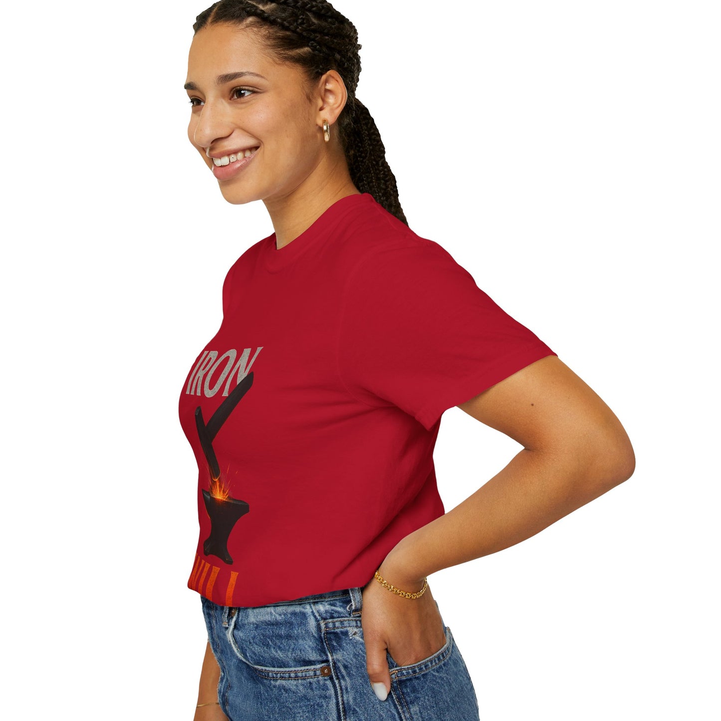 Iron Will Unisex Garment-Dyed T-shirt | Motivational Tee