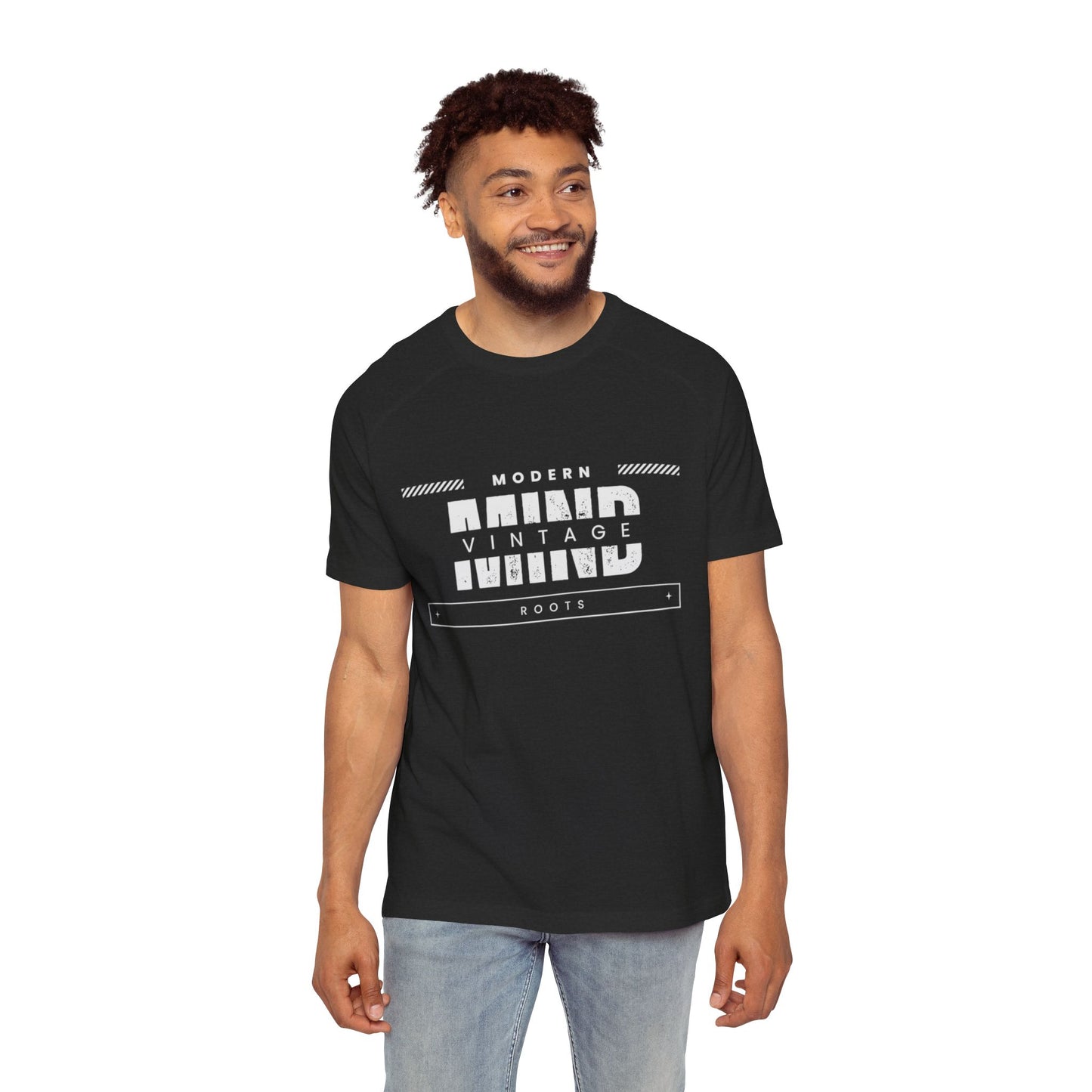 Stylish Men's Raglan T-Shirt - Modern Mind, Vintage Roots