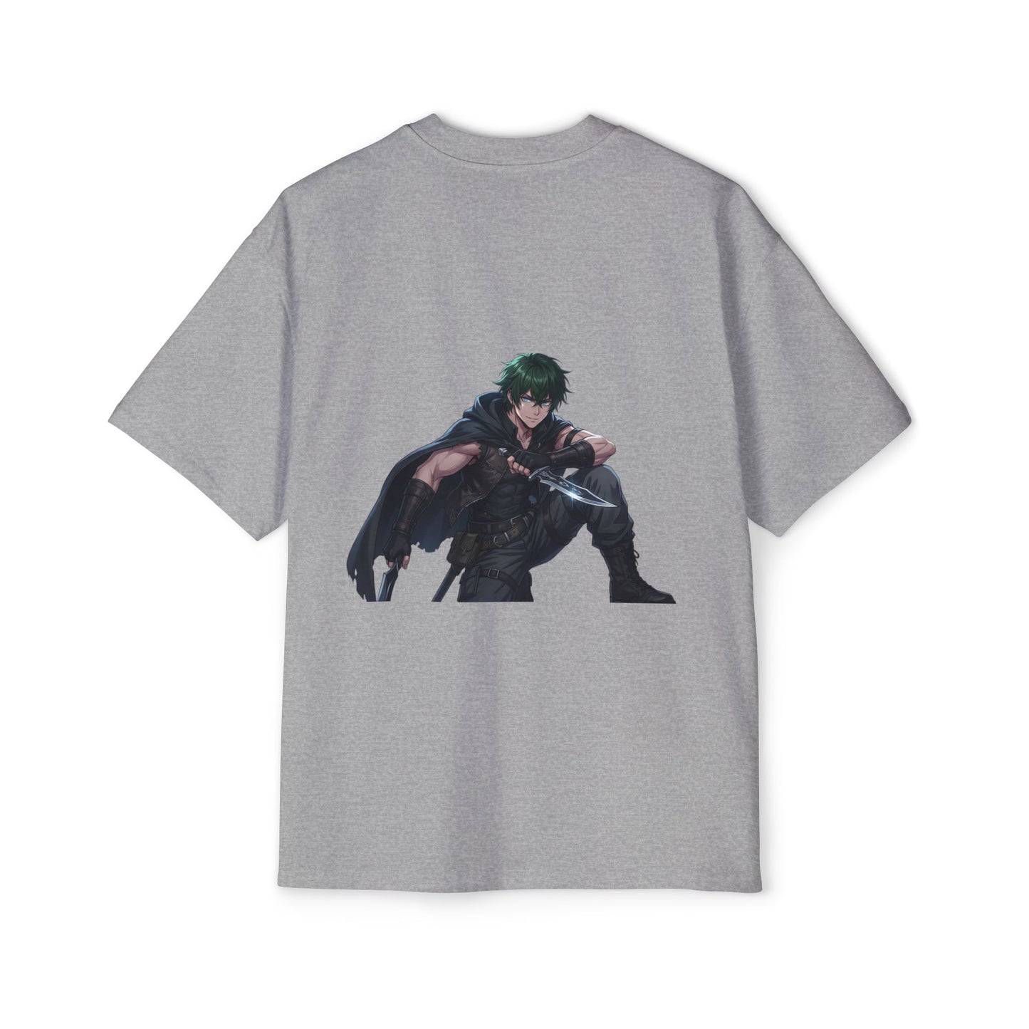 Graphic Tee — 'ALWAYS' Text Front & Dark Warrior Back