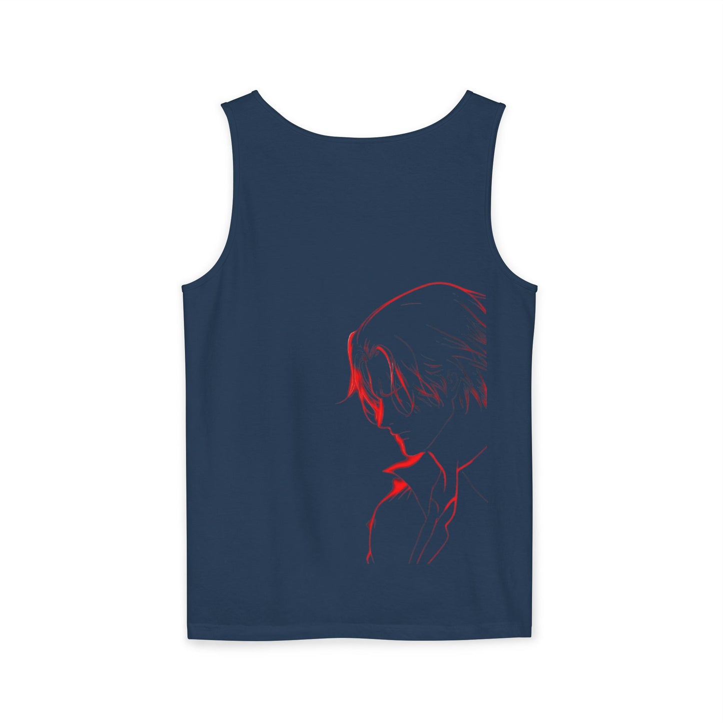 Garment-Dyed Graphic Tank Top