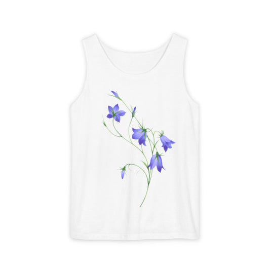 Floral Kid's Jersey Tank Top - Cute Summer Wear, Playtime Outfit, Birthday Gift, Garden Party Top, Flower Design