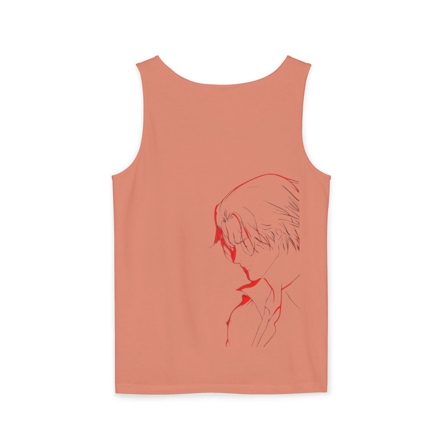 Garment-Dyed Graphic Tank Top