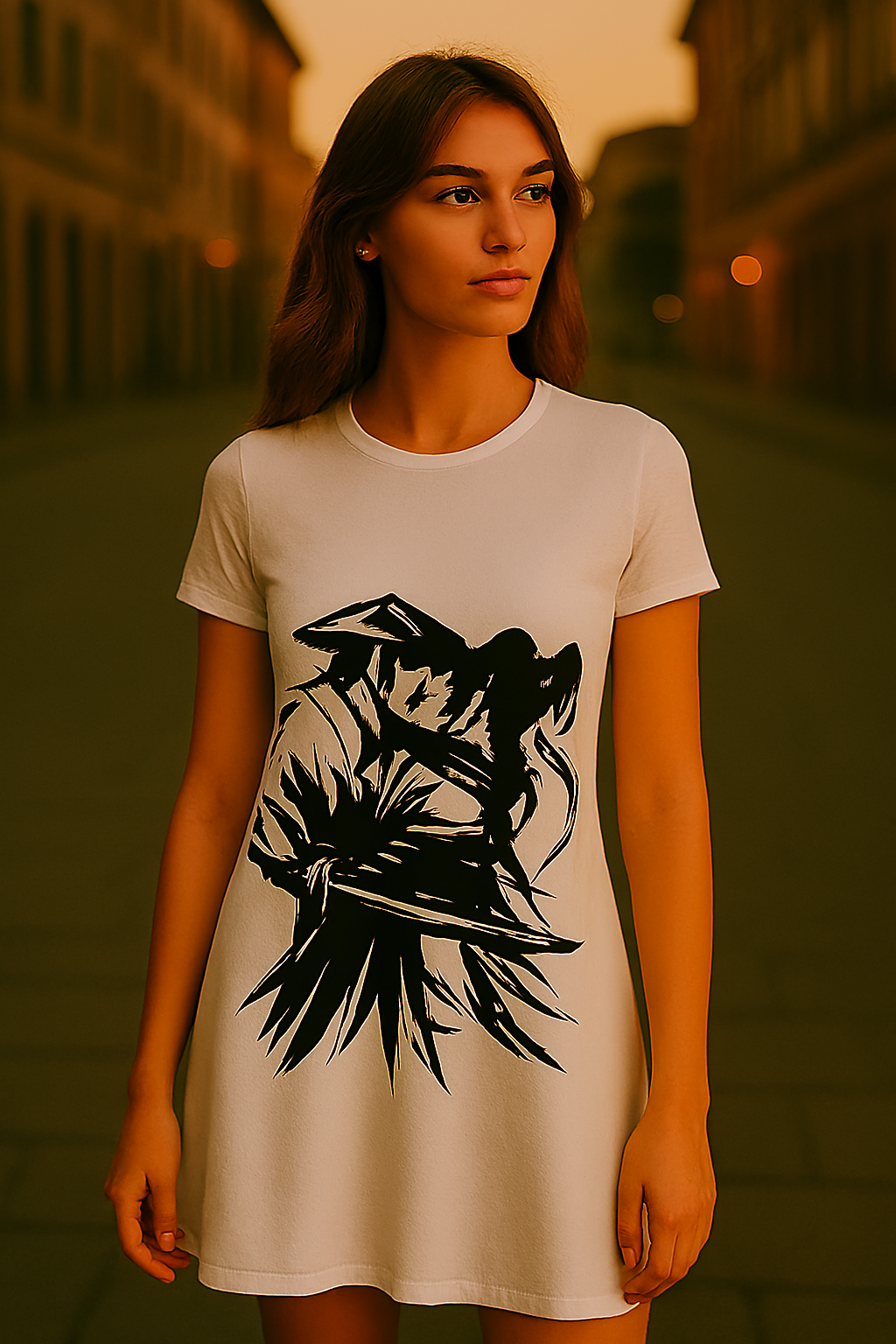 AOP A line Dress