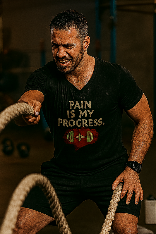 Motivational Fitness V-Neck Tee