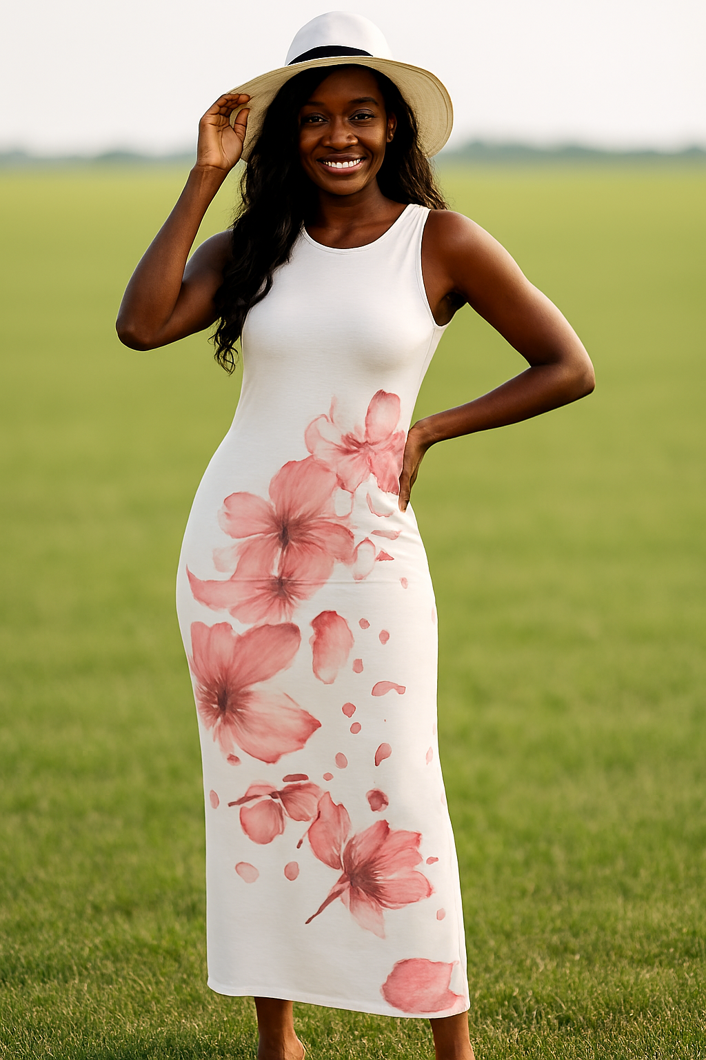 AOP Bodycon Dress A line Dress