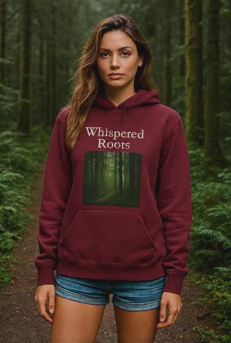 Unisex Whispered Roots Hoodie for Nature Lovers